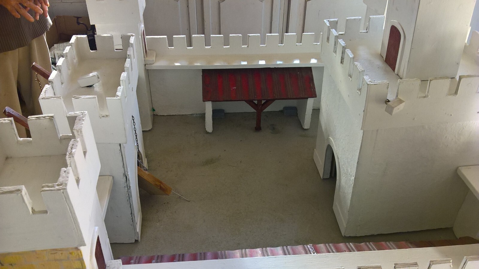 Vintage Wooden Toy Castle eBay