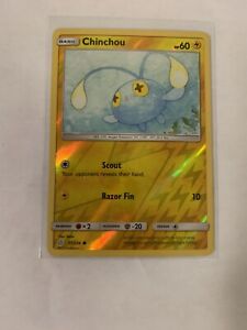Cosmic Eclipse Set Common Reverse Holo Pokemon Card Chinchou 71/236 NM