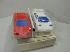 2 Vintage ARTIN 1/43 Slot Cars Lamborghini Countach Ferrari Testarossa NIB