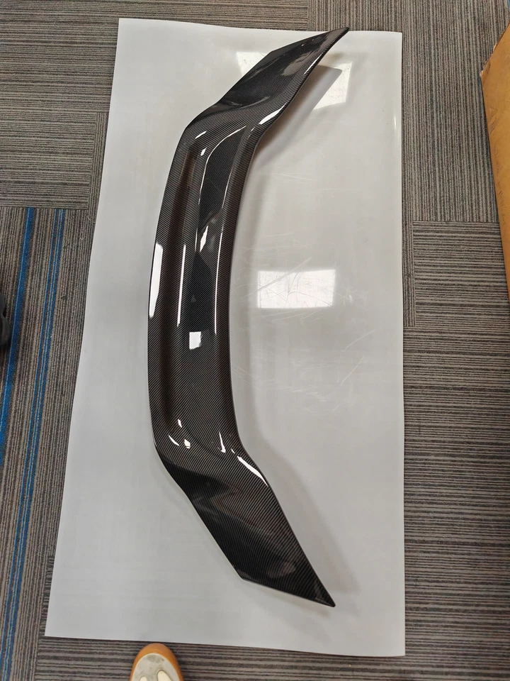 For 2009-2016 Hyundai Genesis Coupe Carbon Look Duckbill Rear Trunk Spoiler Wing - Image 4 of 4