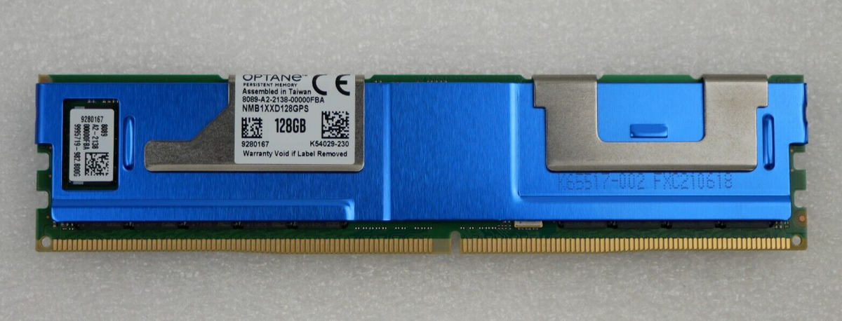 Intel Optane Persistent NMB1XXD128GPS 128GB PC4 DDR4 DCPMM Intel Optane Persistent NMB1XXD128GPS 128GB PC4 DDR4 DCPMM