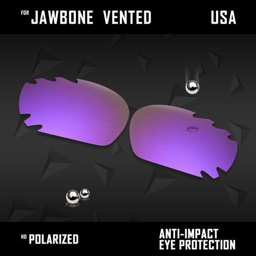 Lote de lentes de repuesto polarizadas antiarañazos para opciones ventiladas de mandíbula Oakley - Imagen 18 de 36