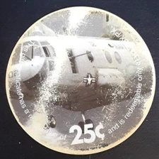 2nd  Print  25 cents  2A25  AAFES  Pogs from 2003 printing   Well Used