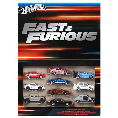 Hot Wheels FAST & FURIOUS HVX27 10 Cars In Pack August 2024