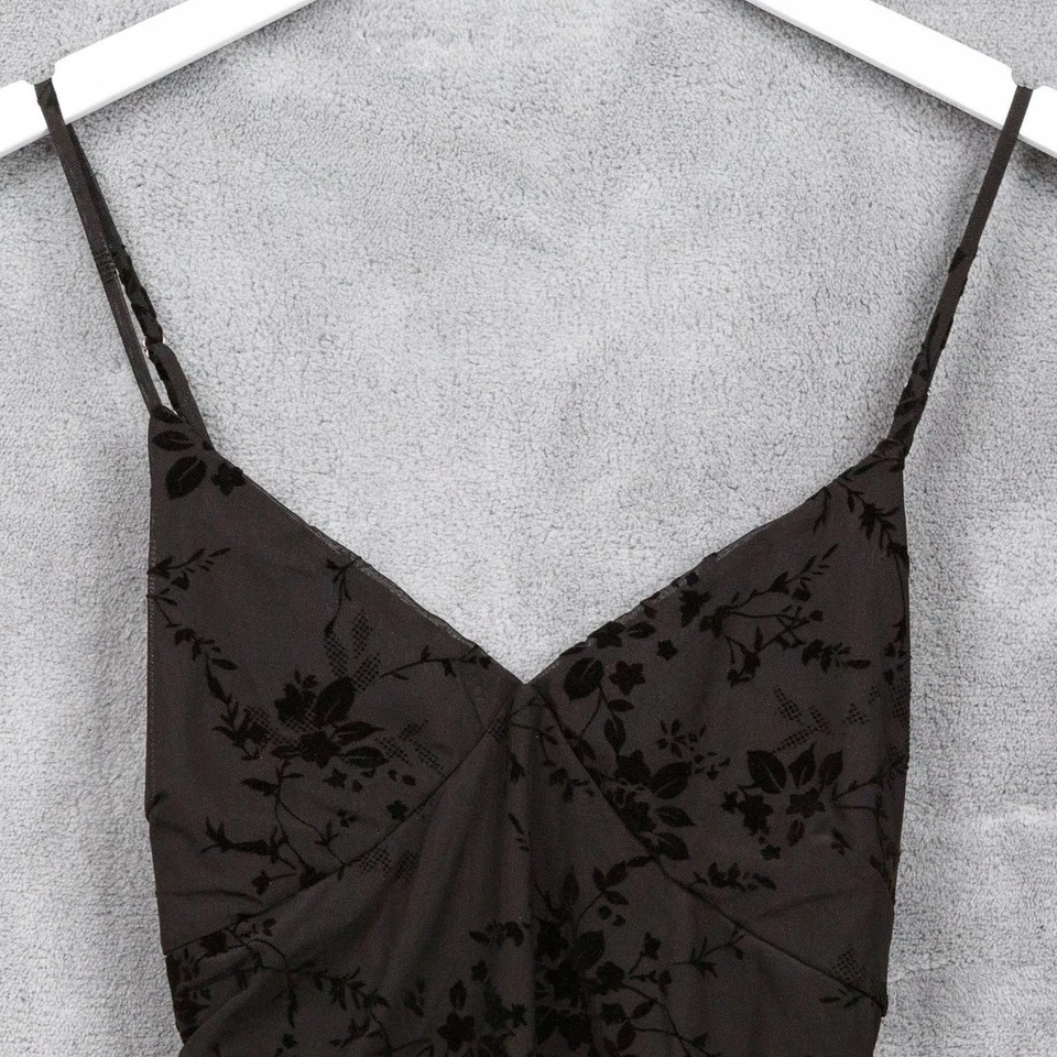 Vestido sin Mangas MISTYROSE Terciopelo Acanalado Burnout Hada Grunge Caprichoso Bruja Talla L  Foto 2 de 4