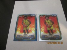 COLLIN SEXTON 2024-25 TOPPS CHROME BLUE REFRACTOR & BASE  CARDS #35