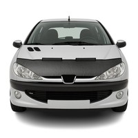 Haubenbra Steinschlagschutz Bonnet Bra FüR Peugeot 206 1998-2010 Carbon Halb