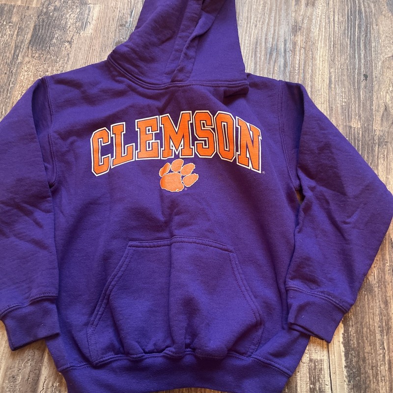 Clemson Tigers University Fanatics Purple Hoodie GIRLS Size Small