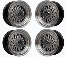 17 Wheels 5x1005x114.3 35 Cb73.1 Hyperblack Machined Lip 17x8.5 Rs Style