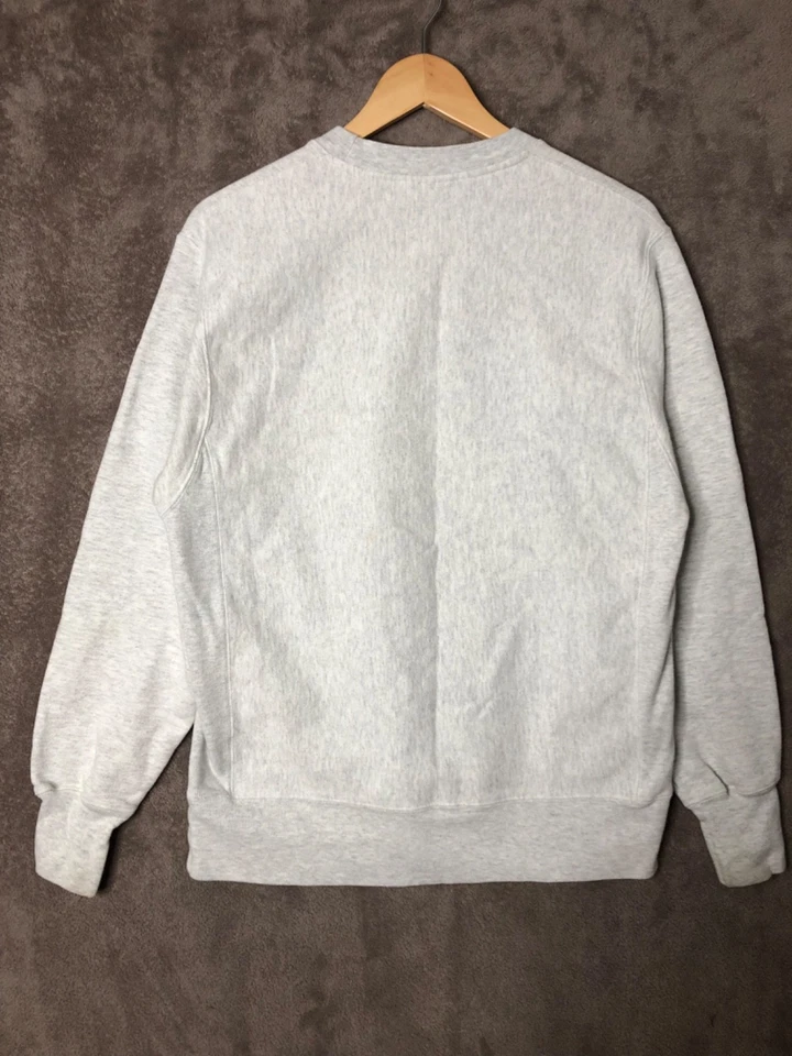 Vintage West Virginia Champion Reverse Weave Sweatshirt & Pants Set Medium Gray - Image 3 of 4