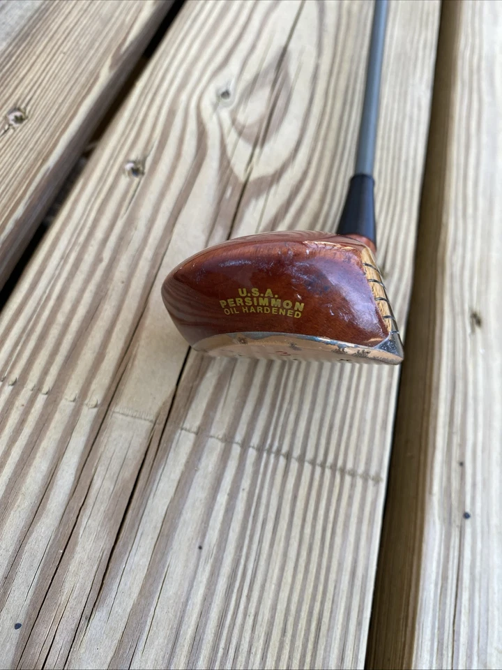 Hiro Honma 3 Madera LB-280 Caqui Original 3 Titanio Carbono Eje R-1 Foto 3 de 4