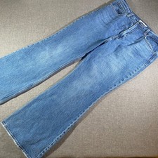 Levi's Premium 70s High Flare Jeans Women's Size 32x30 Blue Denim