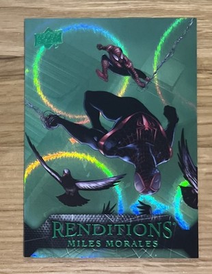 2024 Marvel Renditions Spider-Man - Goblin Green / 399 #74 Miles Morales Rare!