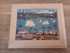 Charles Wysocki Georgina's Creations Old California Americana Framed Tile Art