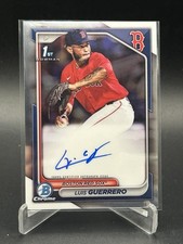 2024 Bowman Chrome - Prospect Autographs Luis Guerrero #CPA-LG (AU, RC)