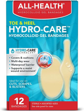 All Health Hydrocolloid Gel Bandages, Assorted Sizes, 12 Ct  First Aid