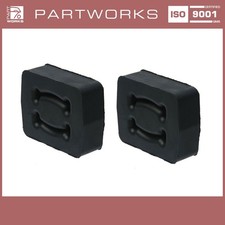 2x Gummilager Auspuff für PORSCHE 924 944 968 928 Endschalldämpfer 92811125903