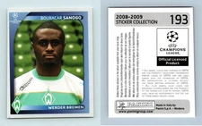 Sanago - Werder Bremen #193 UEFA Champions League 2008-09 Panini Sticker
