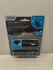 Camco 42708 - Black Awning Clips for Rope Lights