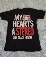 Gym Class Heroes My Hearts A Stereo T Shirt All Size S-5XL Gift For Fan AM798 Gym Class Heroes My Hearts A Stereo T Shirt All Size S-5XL Gift For Fan AM798