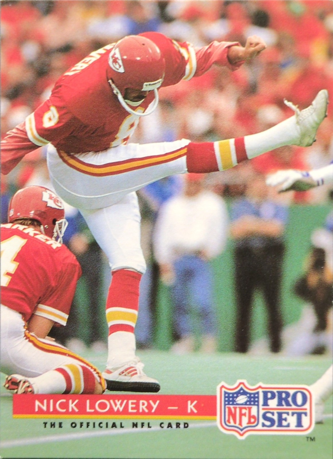1992 Pro Set FACT Mobil #202 Nick Lowery