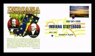 DR JIM STAMPS US COVER INDIANA STATEHOOD BICENTENNIAL FDC PANDA CACHET