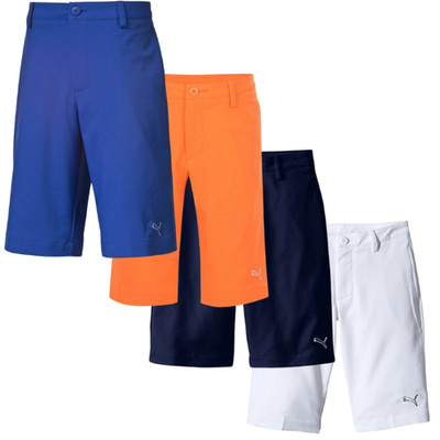 Puma Golf Junior Tech Shorts, blau, orange oder weiß, NEU