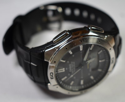 Casio Solar Radio Watch Wave Ceptor 5052ja Wva-470 Quartz Analog