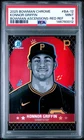 2025 Bowman Chrome - Bowman Ascensions Konnor Griffin #BA-12 Red Ref 5/5 PSA 9