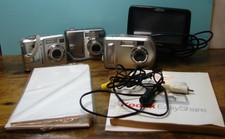 Vintage Mixed Lot of 3 Kodak Easy Share Cameras 1 Magellan GPS untested