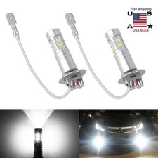 2pcs H3 50w 2323 10-core Led Fog Bulb For All H3-socket Cars Suvs Bikes 500 Lm 2pcs H3 50w 2323 10-core Led Fog Bulb For All H3-socket Cars Suvs Bikes 500 Lm