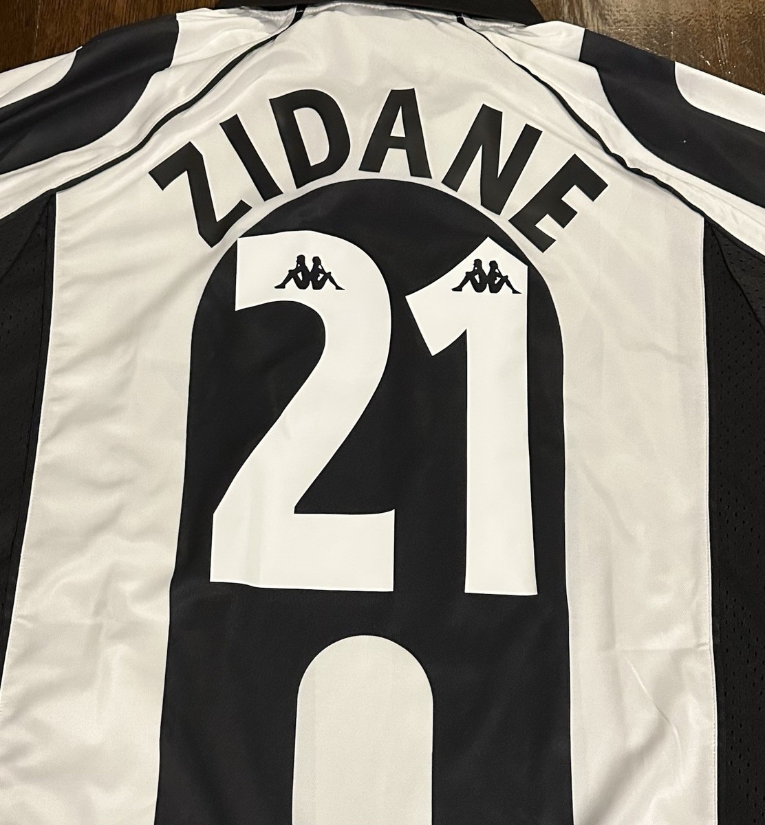 Juventus Zidane #21 Kappa Jersey XL Sony MiniDisc 90s Retro
