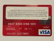 K-Mart Vintage Debit Card With Activation Sticker Unsigned Sears Expired In 2011