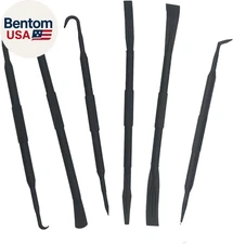 6-Piece Non-Marring Pick and Pry Bar Set for O-Rings, Seals, Gaskets, and Trim o