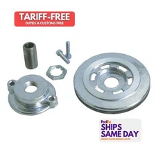 Trans-Dapt 1024, One Oil Filter Adapter Natural Aluminum Performance Racing Part