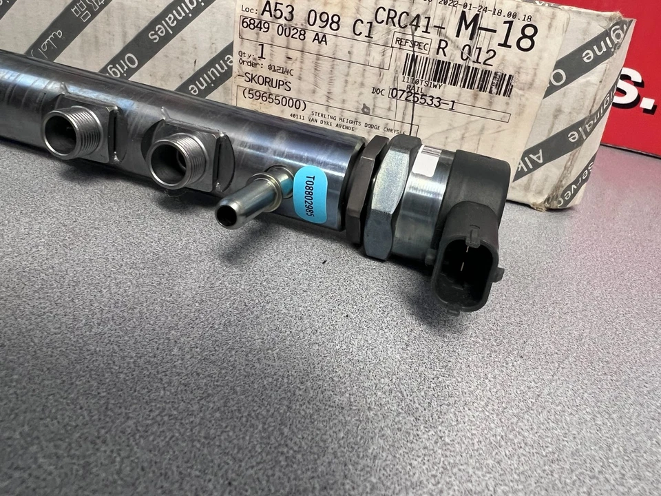 2020-2023 MOPAR 3.0L DIESEL FUEL RAIL OEM RAM JEEP - Image 3 of 4