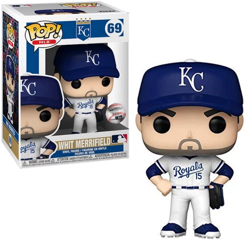 Whit Merrifield #69 – Kansas City Royals Funko Pop! MLB [Home Uniform]