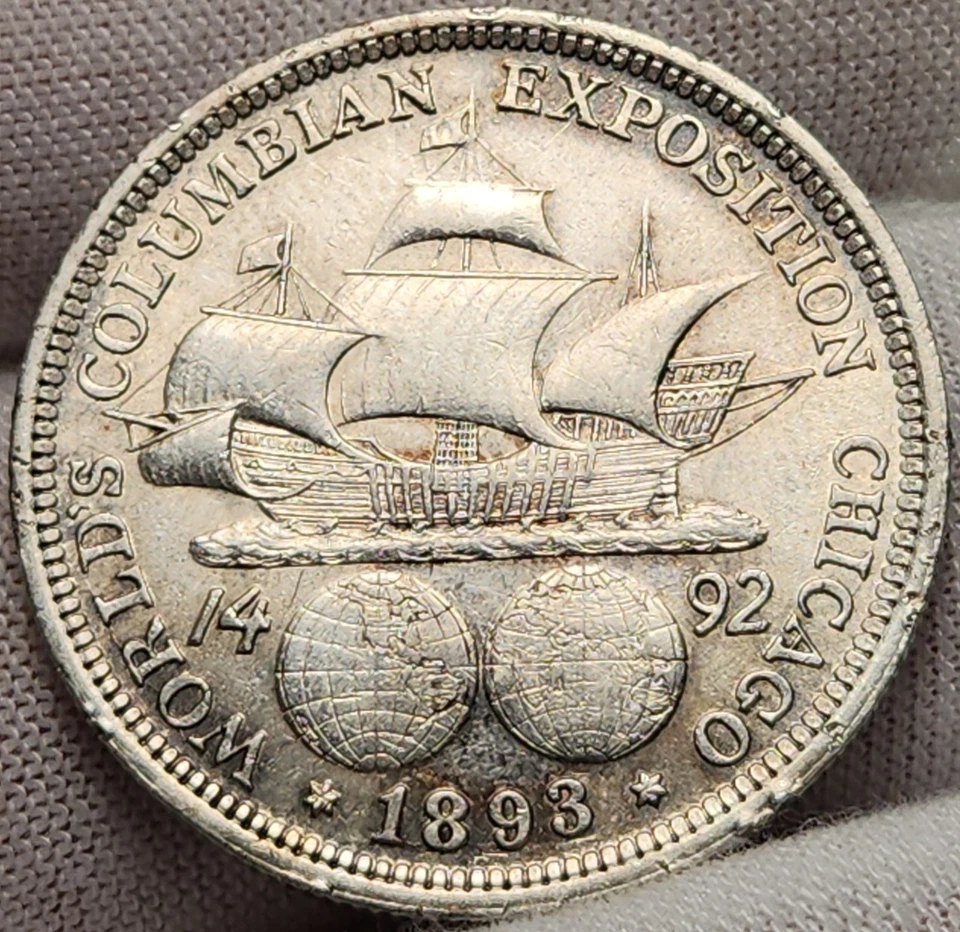 Commemorative Silver Half Dollar Starter Set, Great Gift! 1893, 1946, 1952 - CHW - Image 4 of 4