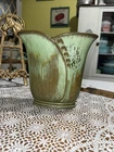 Frankoma Plainsman Green vase 74 Vintage 1948 Prairie Green