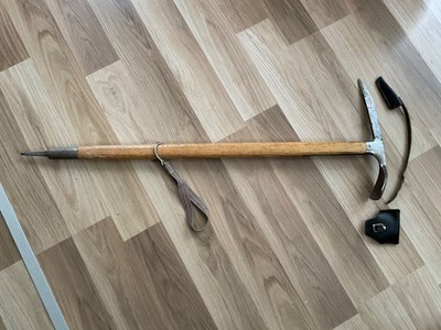 Stubai Aschenbrenner Führerpickel 85cm mit Lederschutz