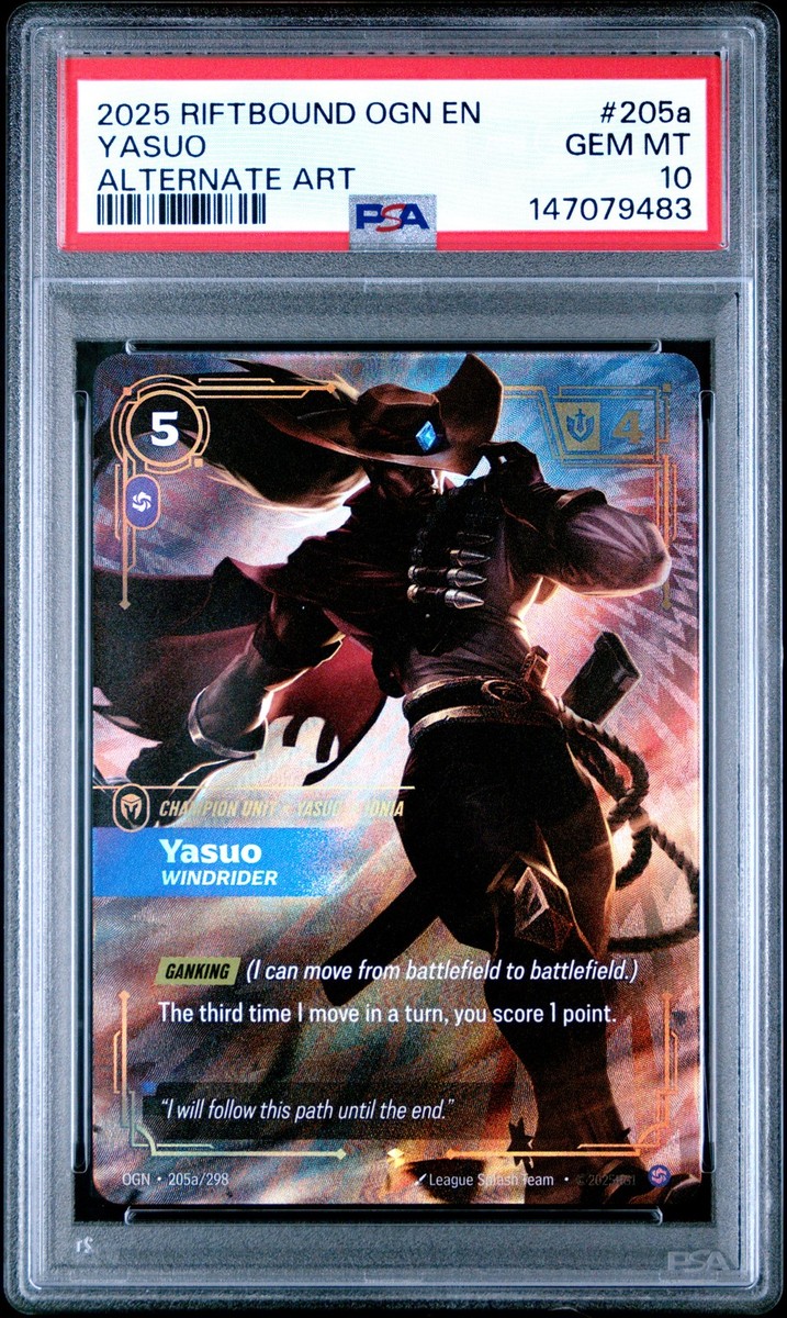2025 RIFTBOUND: LEAGUE OF LEGENDS OGN-ORIGINS #205A YASUO