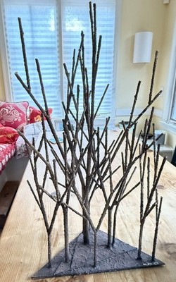Vintage Curtis Jere Metal Winter Tree Sculpture 1994  ZZ720