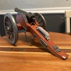 Vintage Style Dahlgren 1861 Civil War Cannon Model Replica Decorative Toy