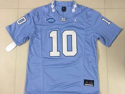 Drake Maye North Carolina Tarheels #10 Jersey Stitched Size Large