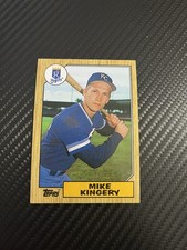 1987 Topps Baseball Card #203 Mike Kingery Rookie. rookie card picture
