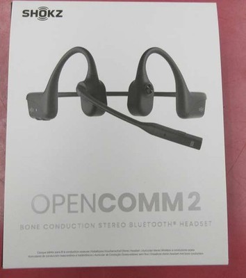 SHOKZ OpenComm2 UC Bone Conduction Headset Black 35g Lightweight 