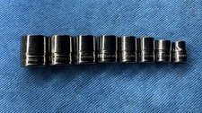 Snap On 3/8 Drive 12 Point Socket Set, 8pc Shipped FAST, +Free Snap-on gift