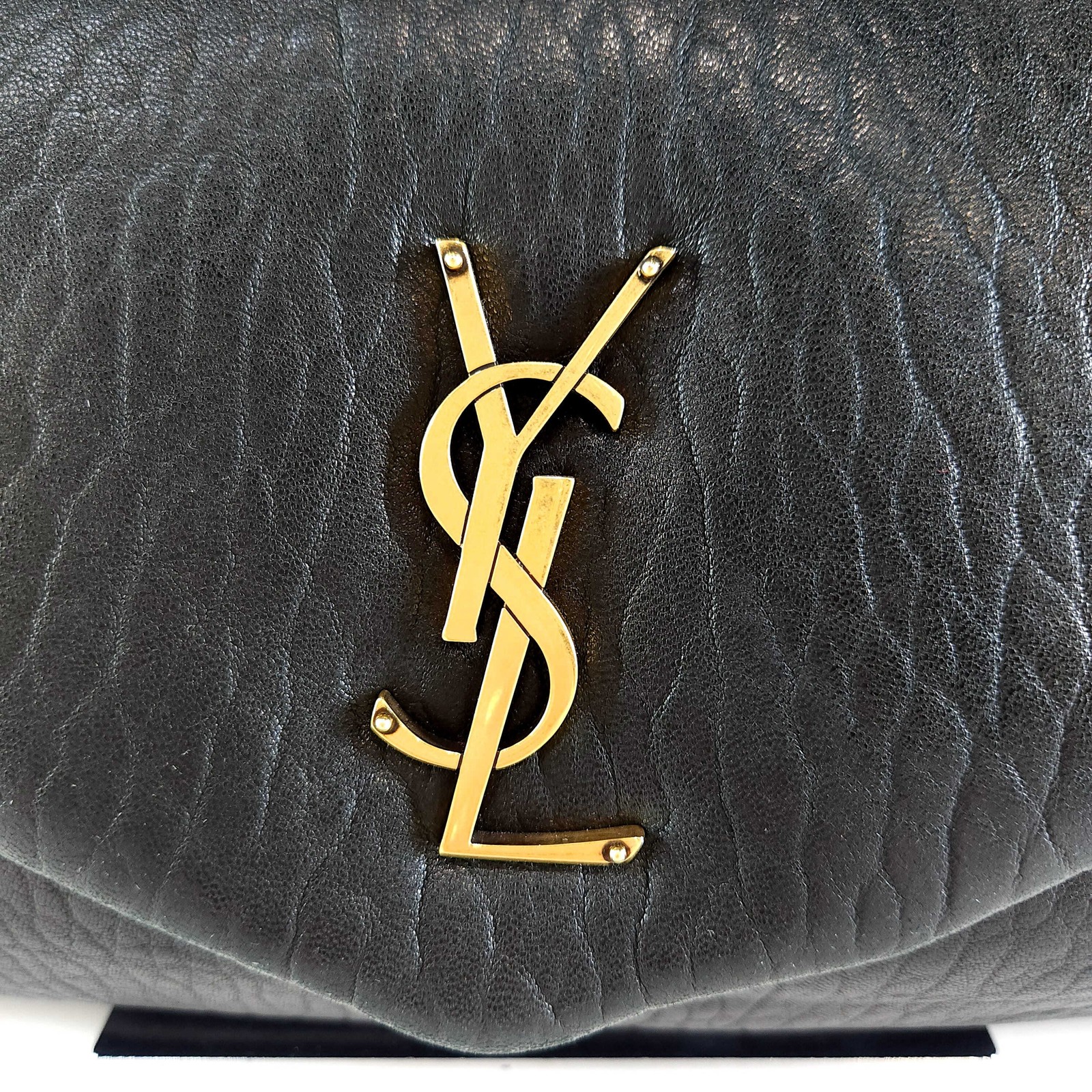 Borsa a tracolla Saint Laurent Grain pelle di agnello Calipso 777399 10277 139282442