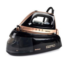 Beldray Steam Iron Ceramic Soleplate Vertical Steam Surge Pro 2400W - Rose Gold