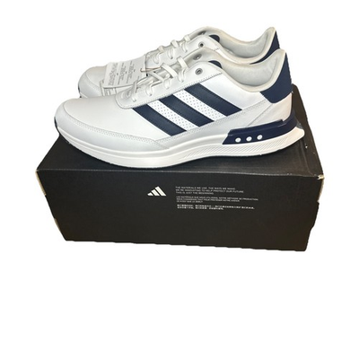 #ad #ad Adidas S2G 24 Leather Spikeless Golf Shoes White Navy Mens Sz 9 W Box If6606 $49.99